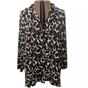 Anthony Richards. Sz 3X. Jersey Swing Jacket. Toggle Closure. Relaxed fit. B24